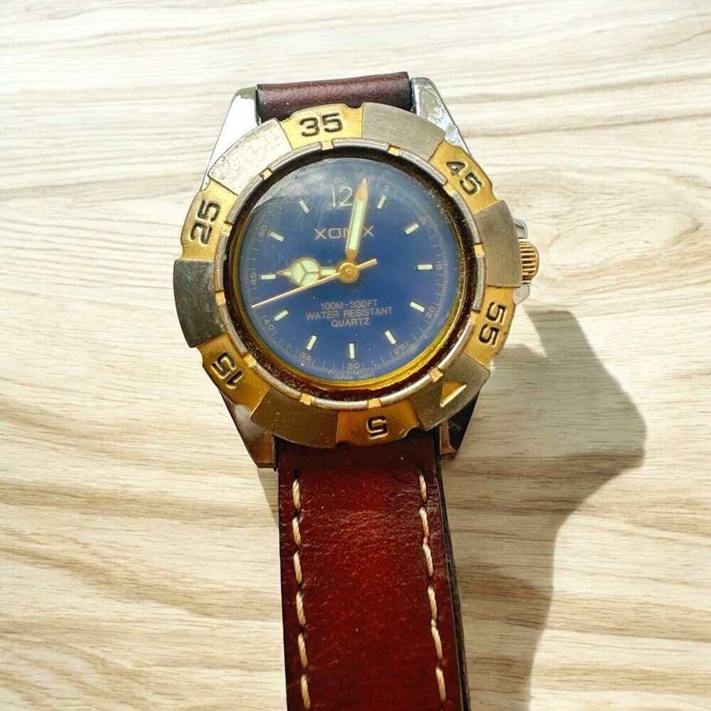 XONIX  Genuine Leather Band Quartz Analog Men's Water Resistant Watch